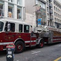 Brandweerauto in San Francisco