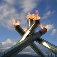 Olympic cauldron alleen voor speciale aangelegenheden aangestoken :)