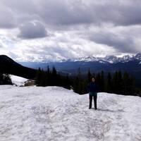 On top of Banff
