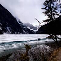 Lake Louise still frozen