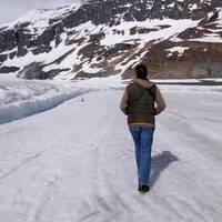 Barry op Athabasca Glacier