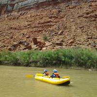 Met de kayak op de Colorado river