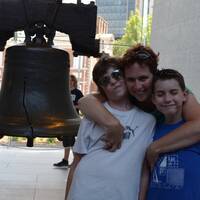 Liberty Bell, ff een kiekje met ons erop ;)