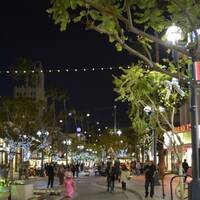 Christmas Lights on Third Street, Santa Barbara