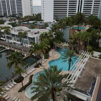 Zwembad van Hyatt hotel Sarasota