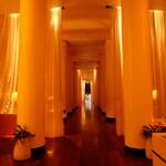 Lobby in Art Deco hotel Delano in Miami Beach
