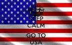 Keep Calm Go To USA