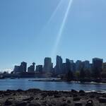 Vancouver Skyline vanaf Stanley Park 