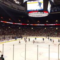 Ice hockey game in Rogers Arena 