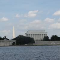 Het Lincoln en Washington monument.