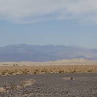 De zandduinen in Death Valley