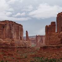 In het Arches National Park