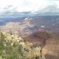 Uitzicht over de Grand Canyon bij Navajo Point