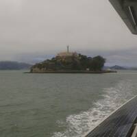 Alcatraz vanaf de boot