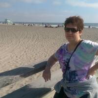 Jolanda op de pier  bij Venice Beach
