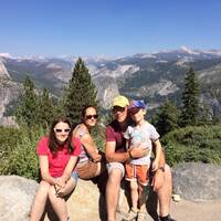 Glaceren Point,  prachtig uitzicht over Yosemite  Valley