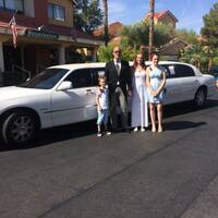 Las Vegas wedding limo