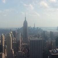 skyline New York vanaf Rockefeller Center