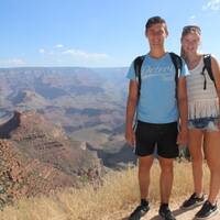Ids Jelle en Renske in de Grand Canyon