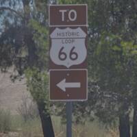 Historic Route 66 linksaf! We komen eraan!