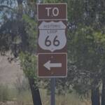 Historic Route 66 linksaf! We komen eraan!