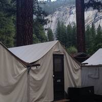Ons tentje in Yosemite