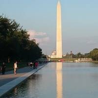 The Washington monument 