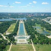 Uitzicht vanaf Washington monument 