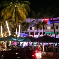 Miami beach by night 
