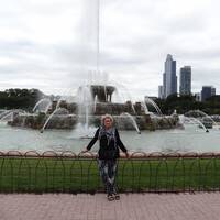 The buckingham fontein in het Millenium park-Chicago