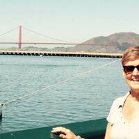 Golden Gate vanaf de Fishermans Warf