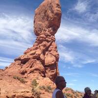 The Balancing Rock in Arches NP