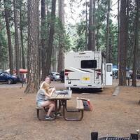 Onze camping in Yosemite