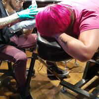 Getting a tattoo in Vegas :D