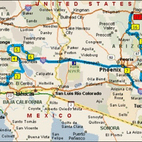 route Los Angeles - Flagstaff