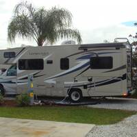 Onze camper op de KOA camping in Orlando