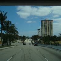 Appartementen/hotels langs de 1A1 van Hollywood naar Fort Lauderdale