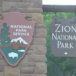Ingang van Zion National Park