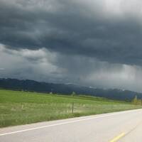 slecht weer op komst in Idaho