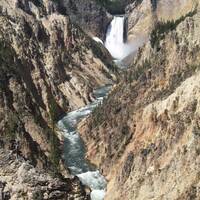 Yellowstone river, lower fall