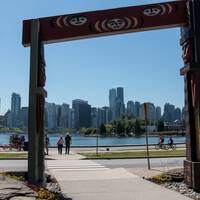 uitzicht vanuit Stanley Park, Vancouver