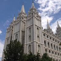 De mormonen kerk in Salt Lake City