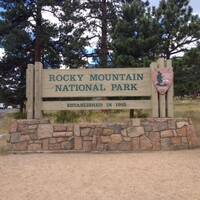 Ingang Rocky Mountains NP