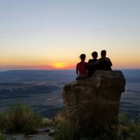 Een nooit meer te vergeten wandeling en zonsondergang in Mesa Verde.