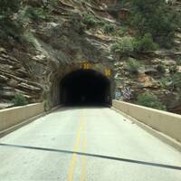 De tunnel bij Zion