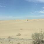 Zandduinen onderweg van San Diego naar Lake Havasu