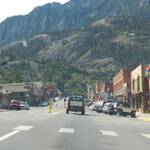 Het mijnstadje Ouray, Colorado