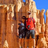 Jan en Sjé in Bryce Canyon