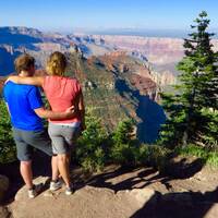 Bas en Ro op de North Rim Grand Canyon