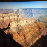 Uitzicht over Grand Canyon vanuit heli